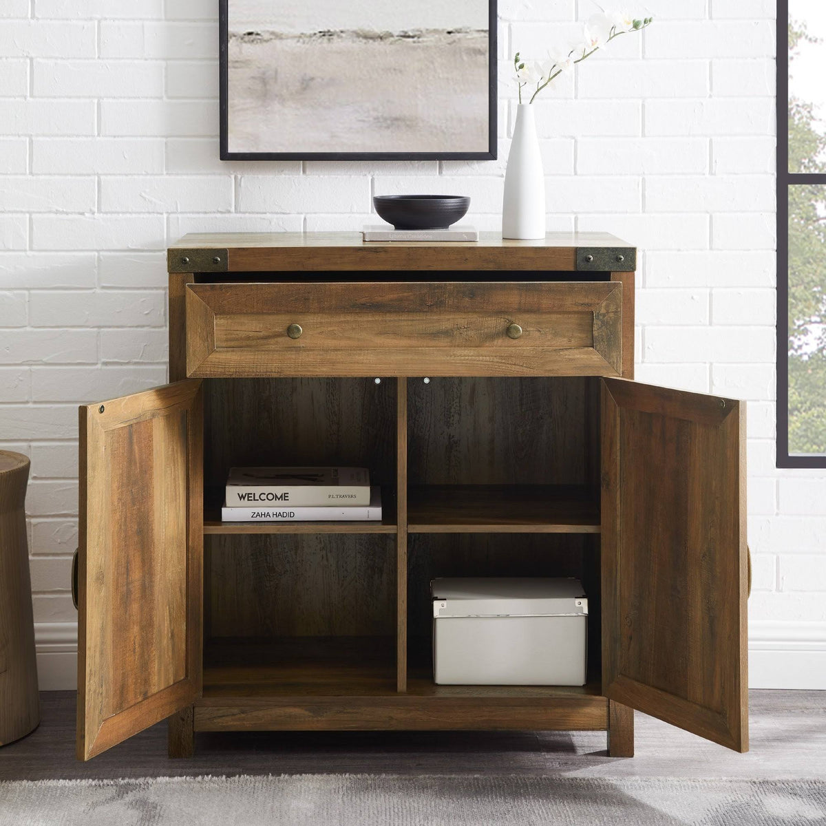 30-Inch Rustic Accent Cabinet B23261