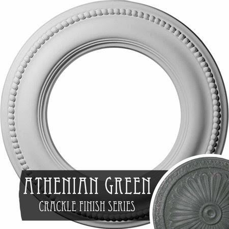 12 1/8x22OD x 3 5/8x22ID x 3/4x22P Ceiling Medallion K144