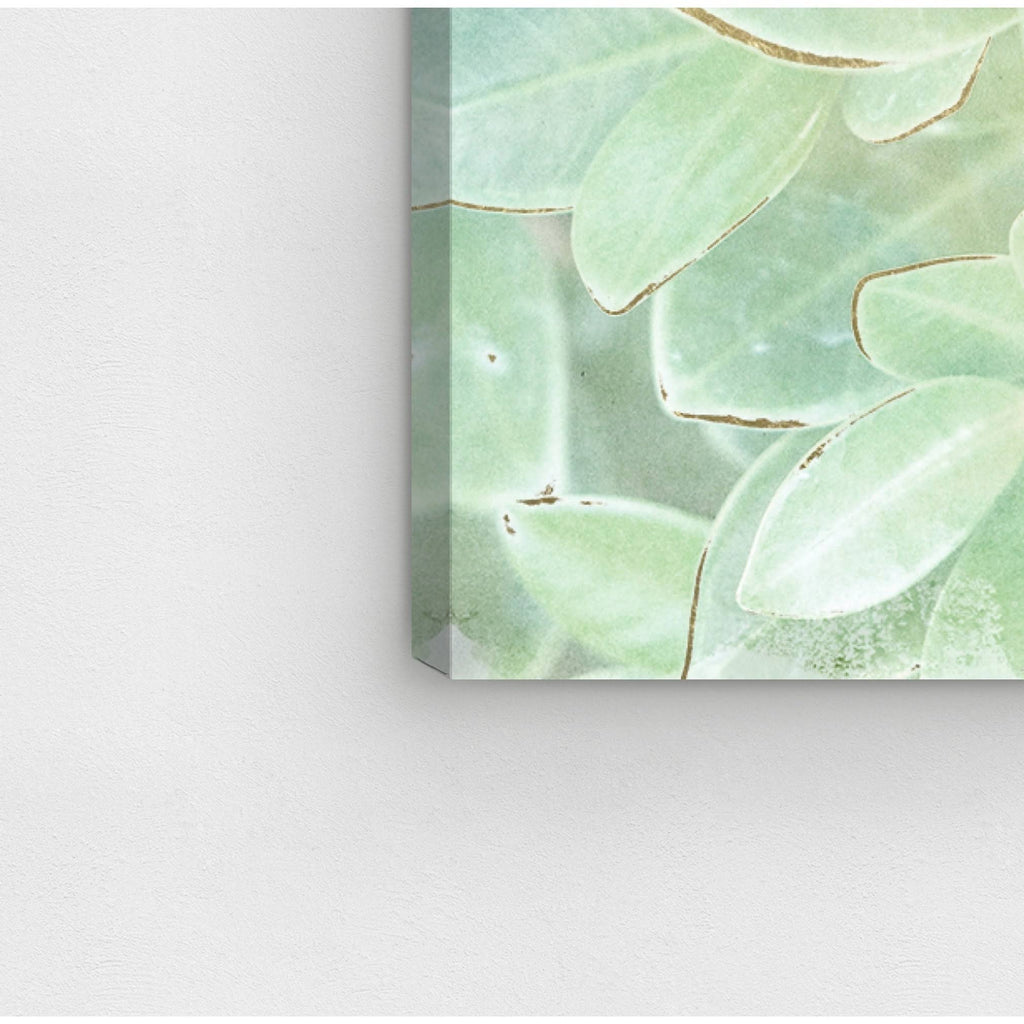 Soft Leaves Canvas Art, 60W x 40H, Green P78401