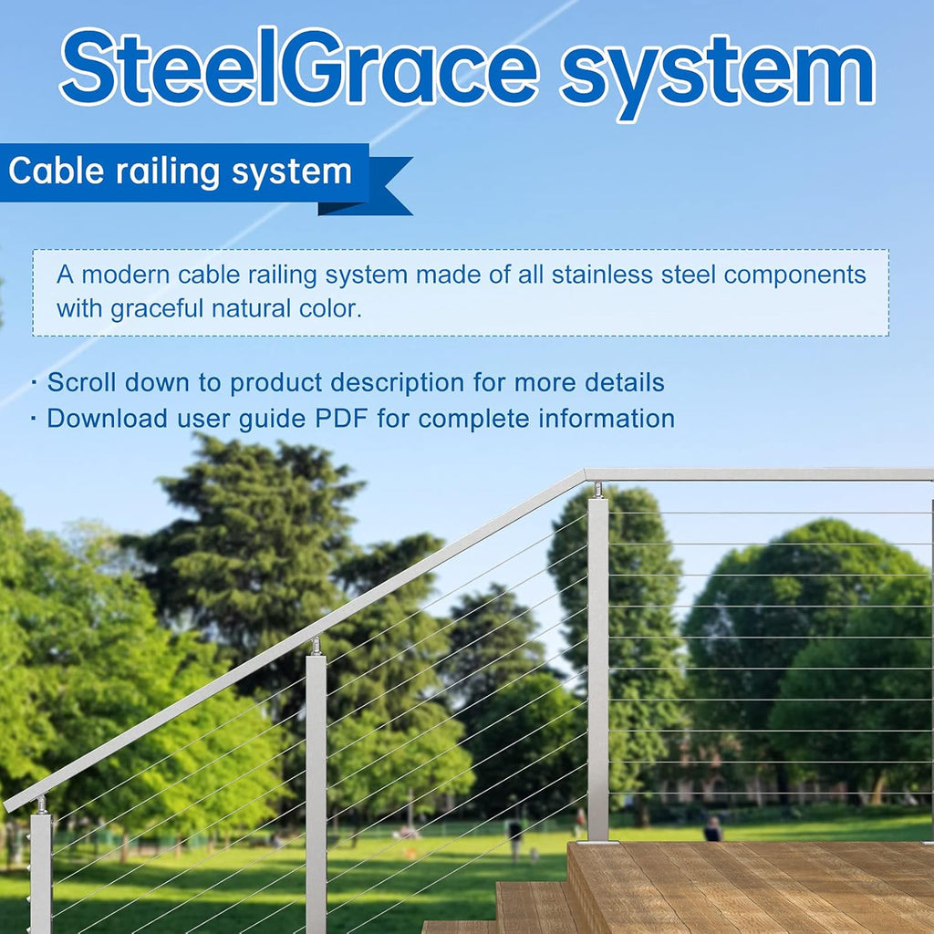 Adjustable Handrail Brackets for Stair Railing System M81232