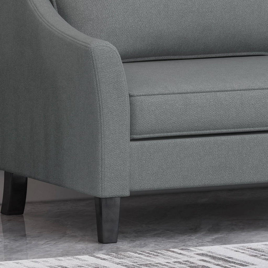 Charcoal Fabric 3 Seater Sofa I648