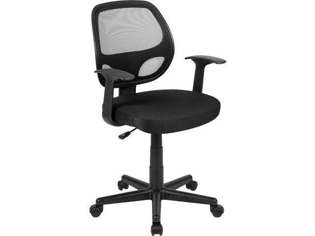 Black Mesh Swivel Task Office Chair E446413