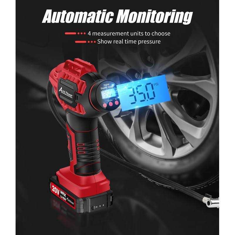 20V Cordless Tire Inflator Air Compressor P8163