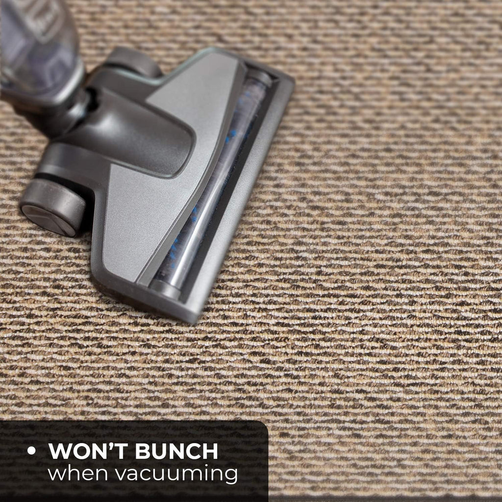 Black Skid-Resistant Carpet Runner V190