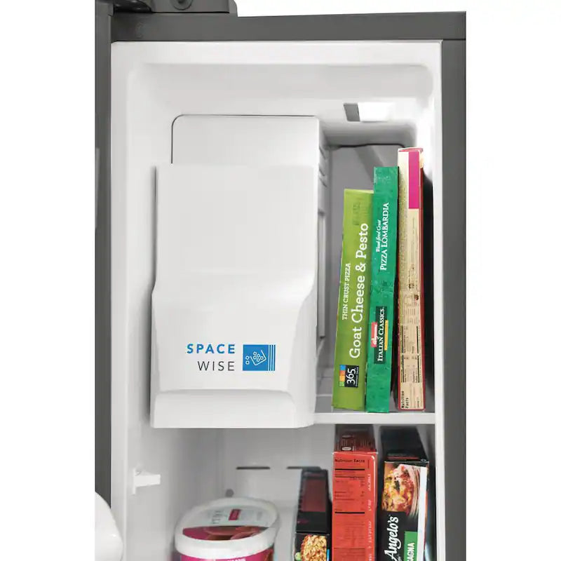 36 in. Black Stainless Steel Side by Side Refrigerator U7173