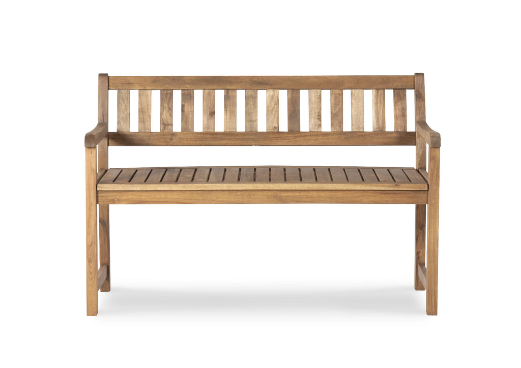 Acorn Brown Indoor/Outdoor Bench K9841
