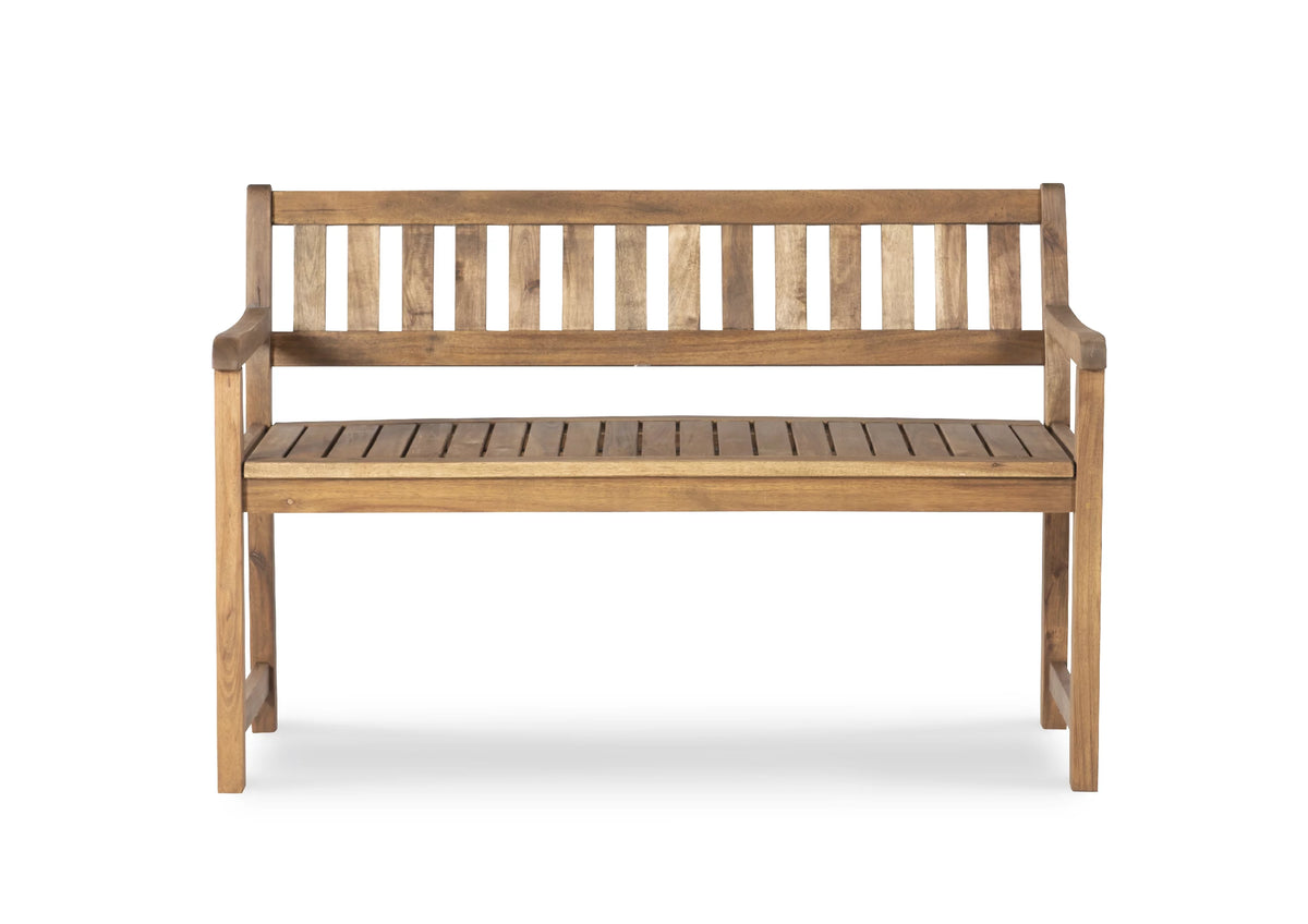 Acorn Brown Indoor/Outdoor Bench K9841