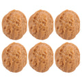 6 Pcs Faux Walnut Artificial Nuts Decorations D648