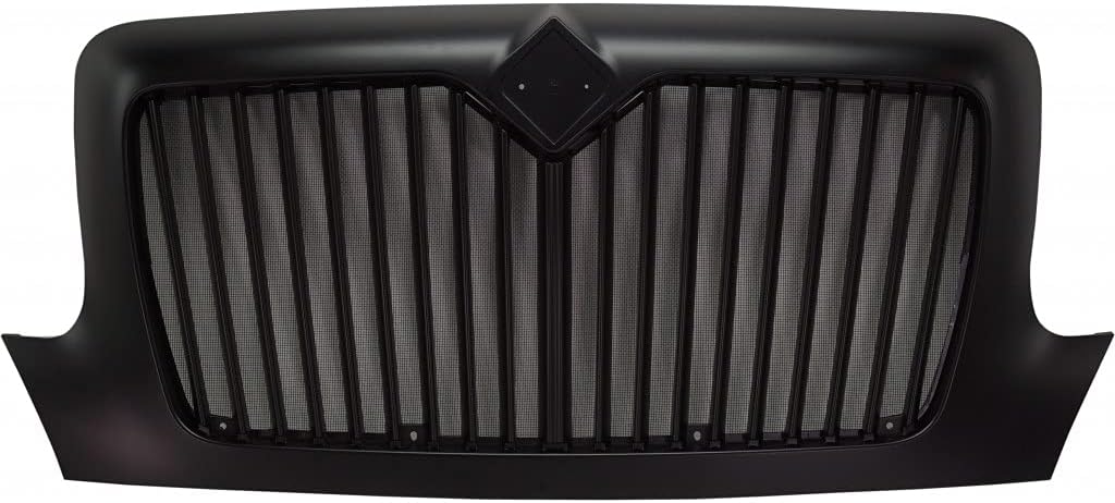 Black Vertical Bar Grille with Bug Screen A191024