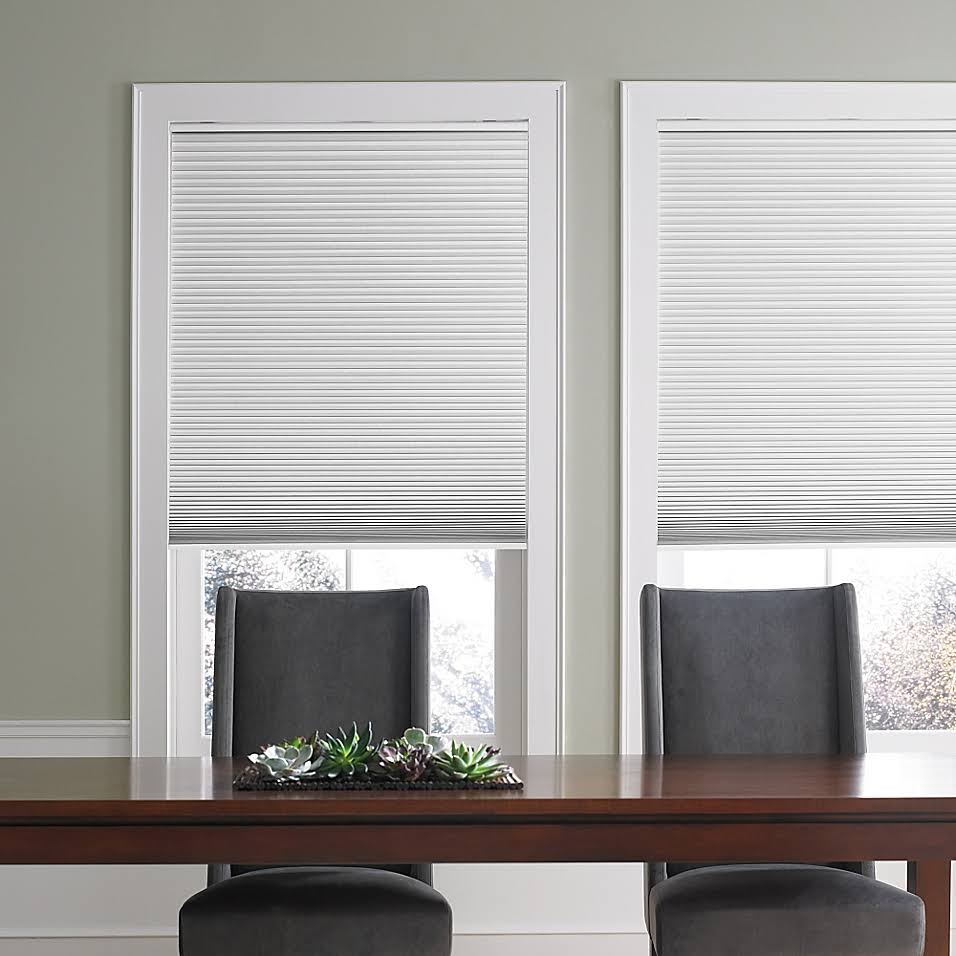 Cordless Blackout Cellular Shade in Snow V53635
