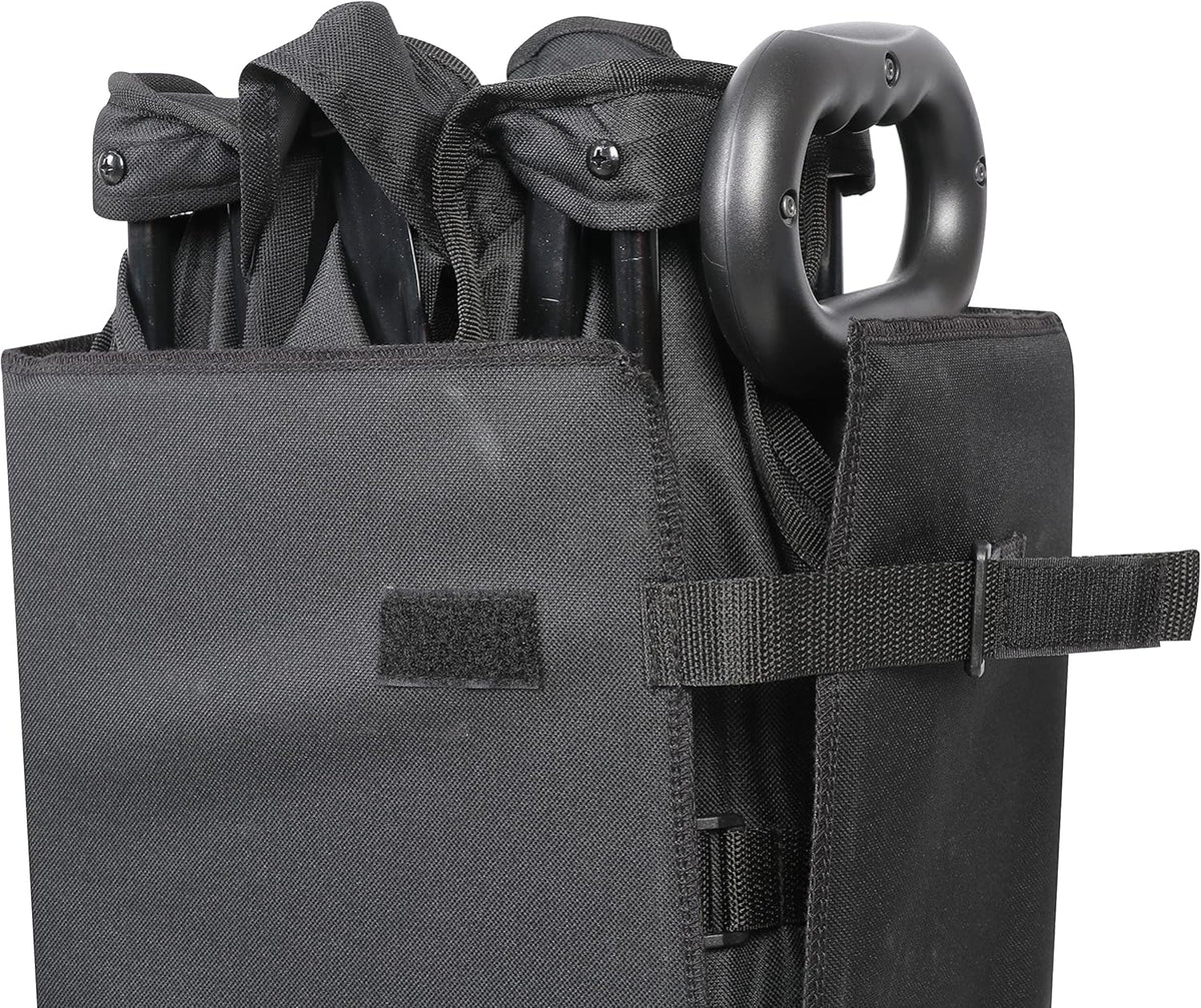 Black Folding Collapsible Camp Wagon Cart Q699