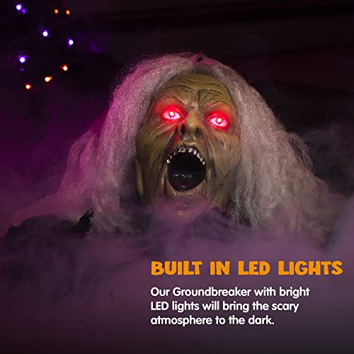 Zombie Halloween Decoration with Sound Effect & Lighted Eyes O935991