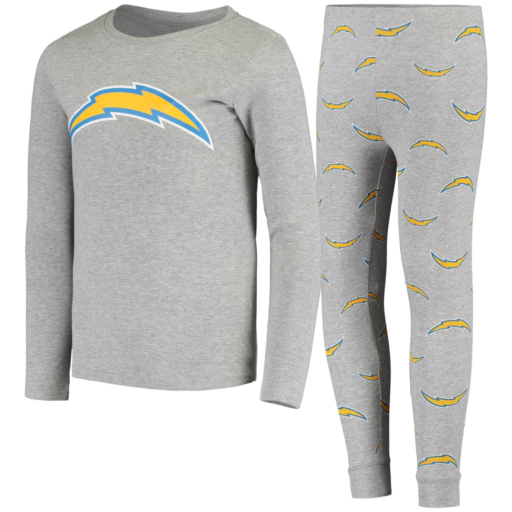 Gray Long Sleeve T-Shirt & Pants Sleep Set U541