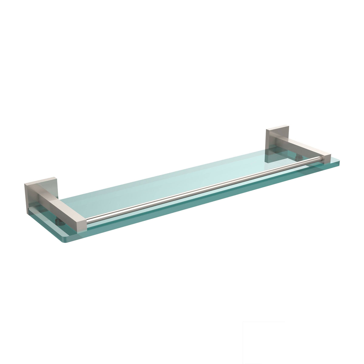 22 in. Glass Shelf with Gallery Rail Oil Rubbed Bronze F8459