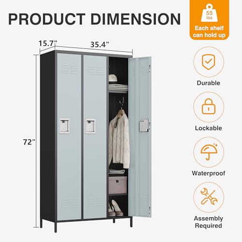 Metal Locker with Lock R239326