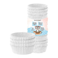 200 Pcs White Disposable Pet Feeding Bowls M8562