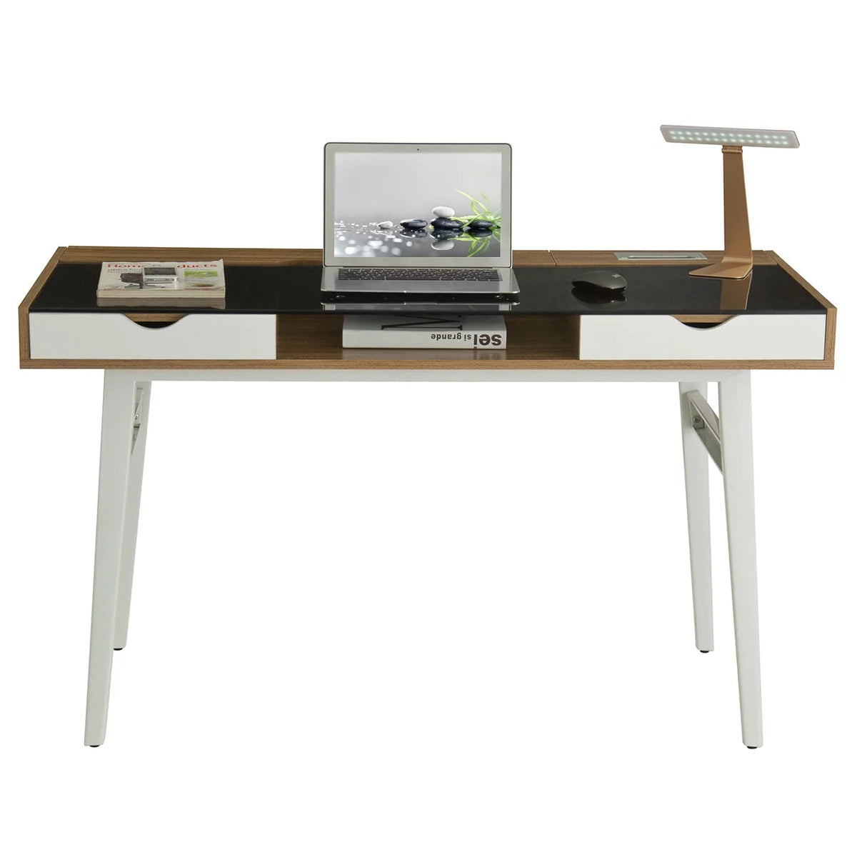 Compact Computer Desk with Storage Y999094