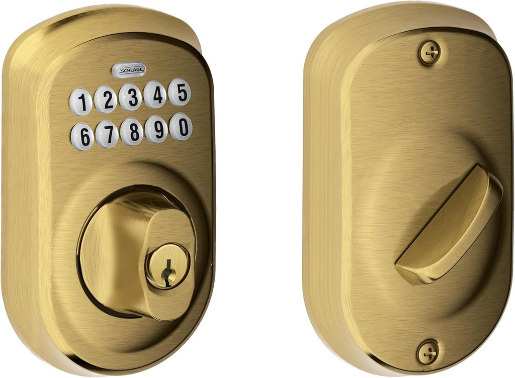 Keypad Deadbolt Electronic Keyless Entry Lock U36420