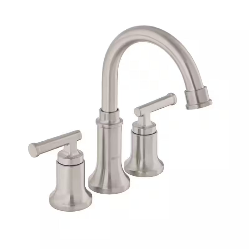 8 in. Widespread Double-Handle High-Arc Bathroom Faucet in Brushed Nickel H86825
