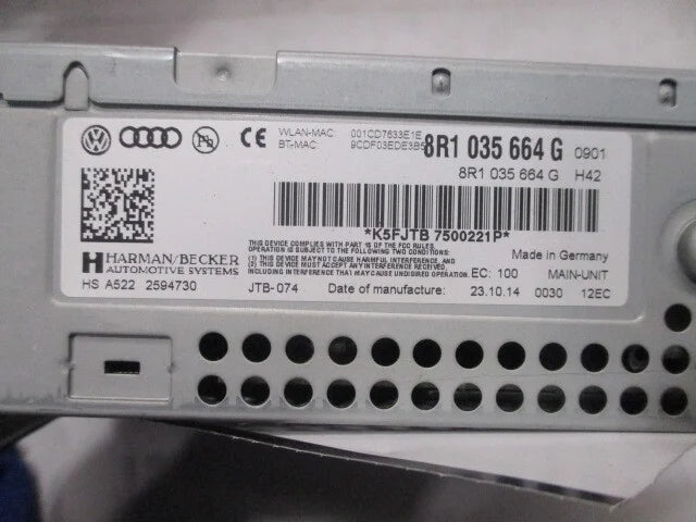 Pre-Owned 2015 Audi Q5 Media Player OEM T96821