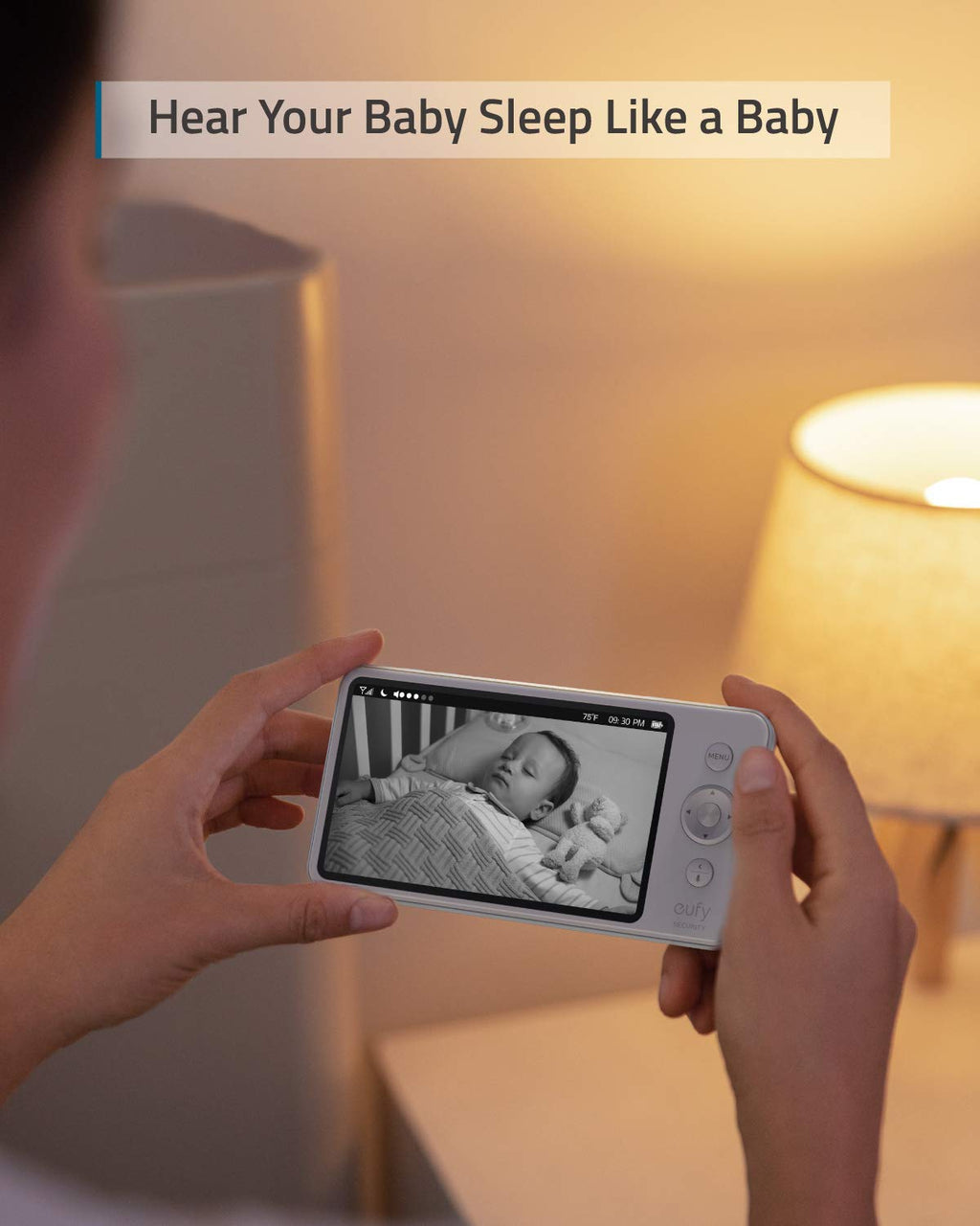 Video Baby Monitor with Camera and Audio, 2-Cam Kit, 720p HD, 5 Display, 110° Wide-Angle Lens, Night Vision W70667