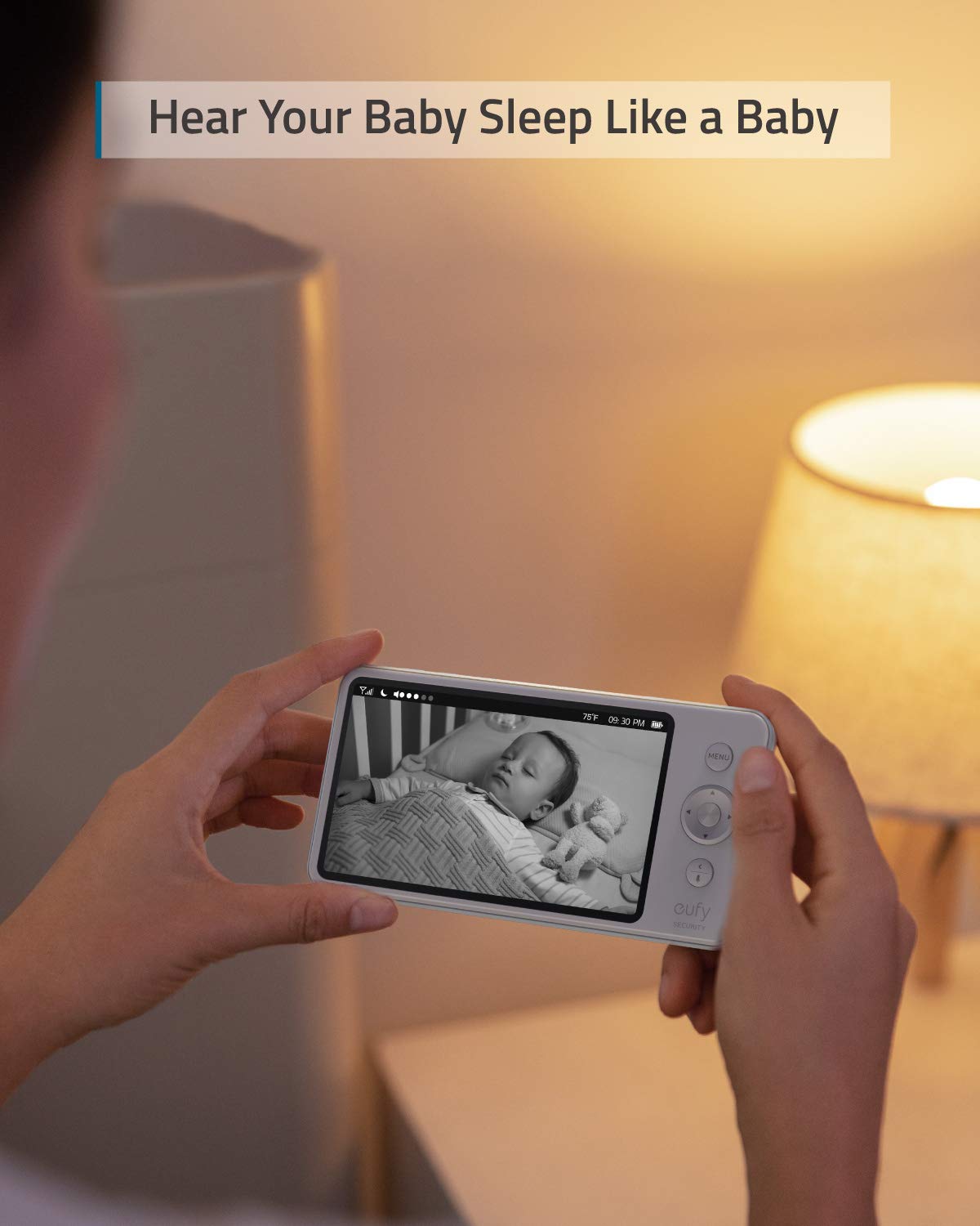 Video Baby Monitor with Camera and Audio, 2-Cam Kit, 720p HD, 5 Display, 110° Wide-Angle Lens, Night Vision W70667