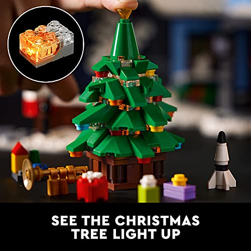 Santa’s Visit Christmas House Building Set I904819