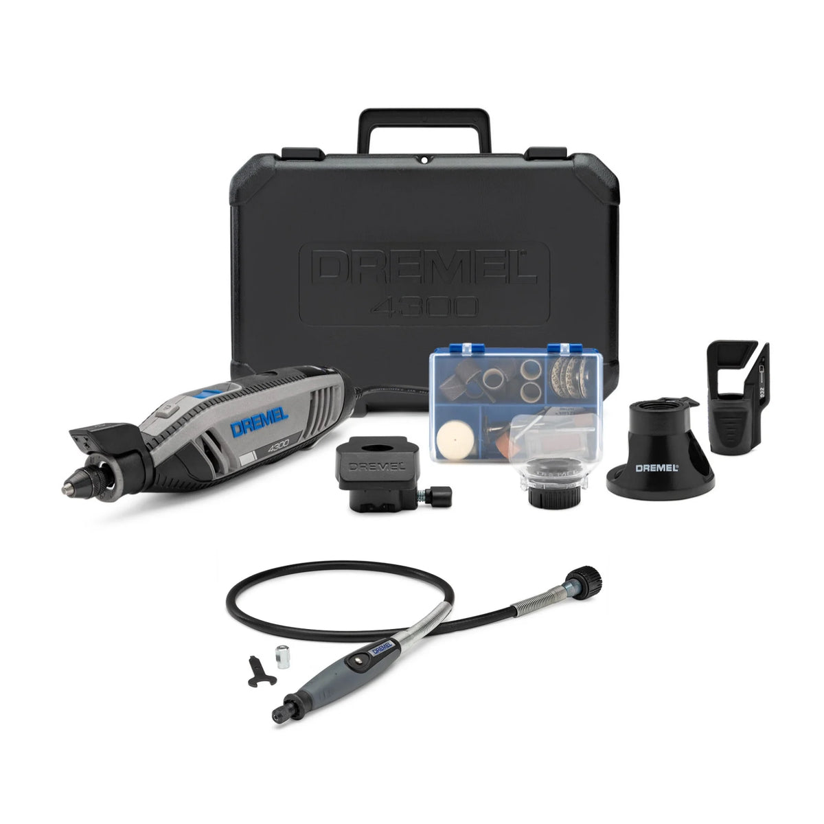 Rotary Tool Kit with LED Light and Flex L801