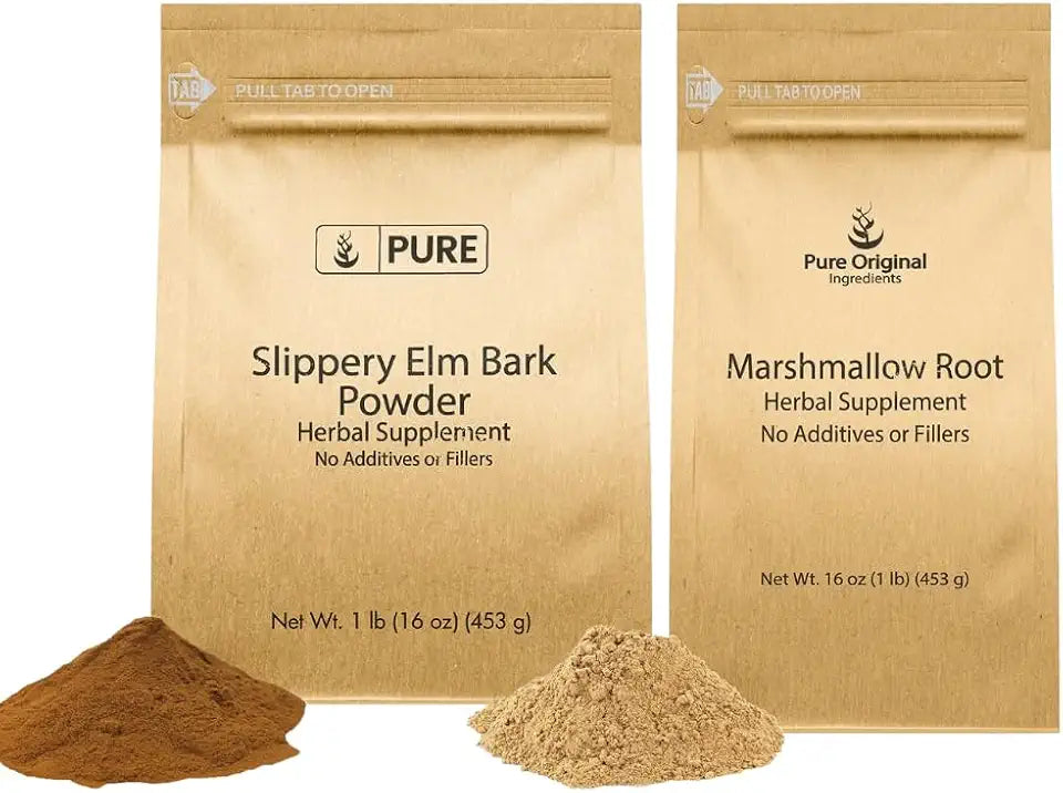 Slippery Elm Bark & Marshmallow Root Herbal Supplements R925