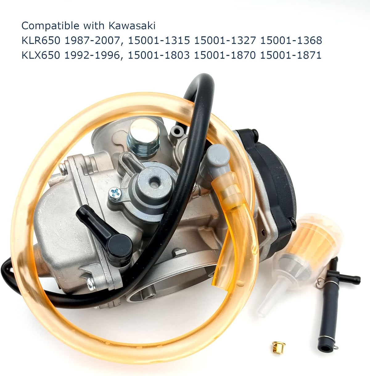 Carburetor Compatible with Kawasaki KLR650 1987-2007 KLX650 1992-1996 S75478