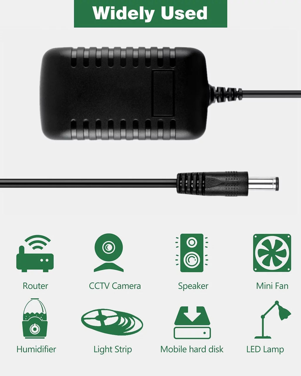 Compatible AC / DC Adapter Replacement Power Supply Cord Cable Charger H73524