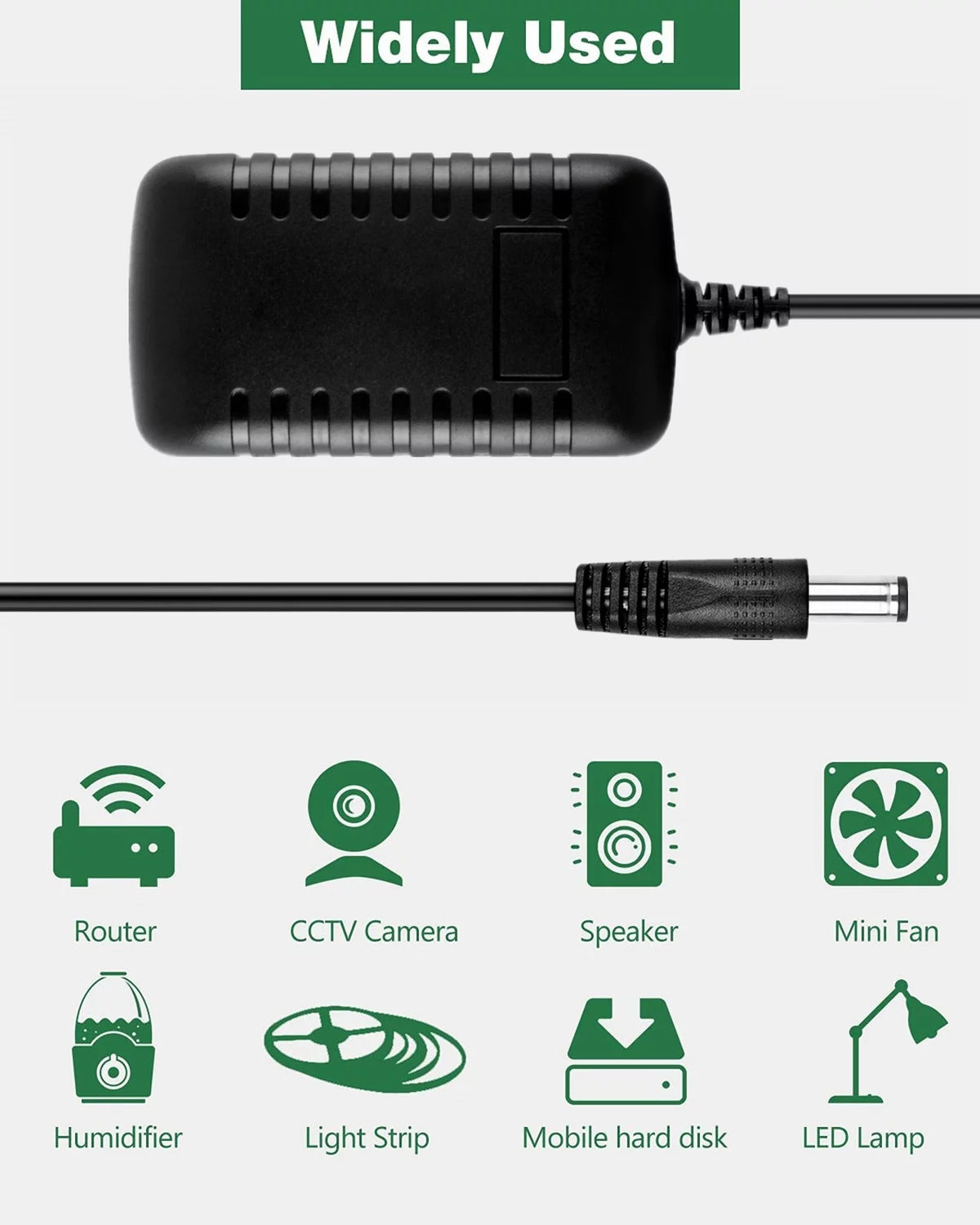 Compatible AC / DC Adapter Replacement Power Supply Cord Cable Charger H73524