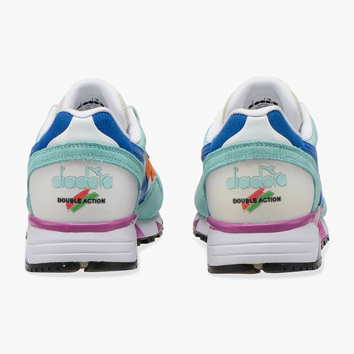Blue Orange Lilac Trainers B99340