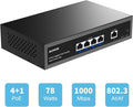 5-Port Gigabit PoE Switch, Pack of 2 J45367