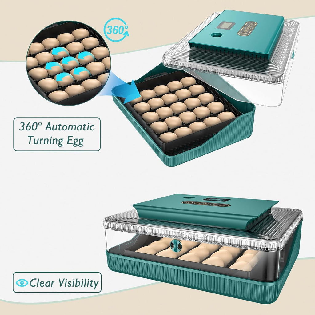 25 Egg Incubator with Automatic Turner and LED Humidity Display C4485