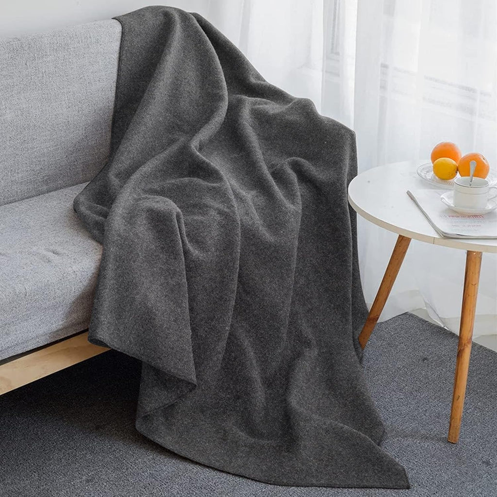 Grey 62x80 Wool Blanket D781
