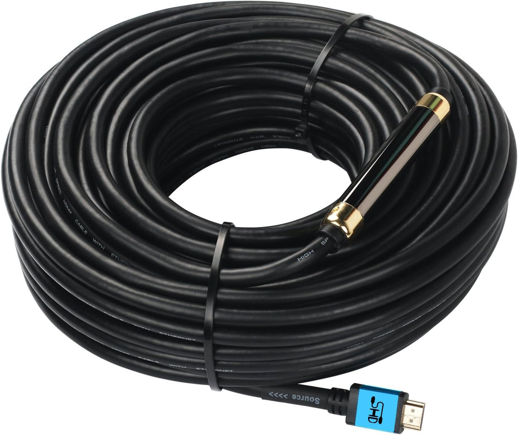 100 Feet HDMI Cable with Signal Booster Pack of 2 N6201