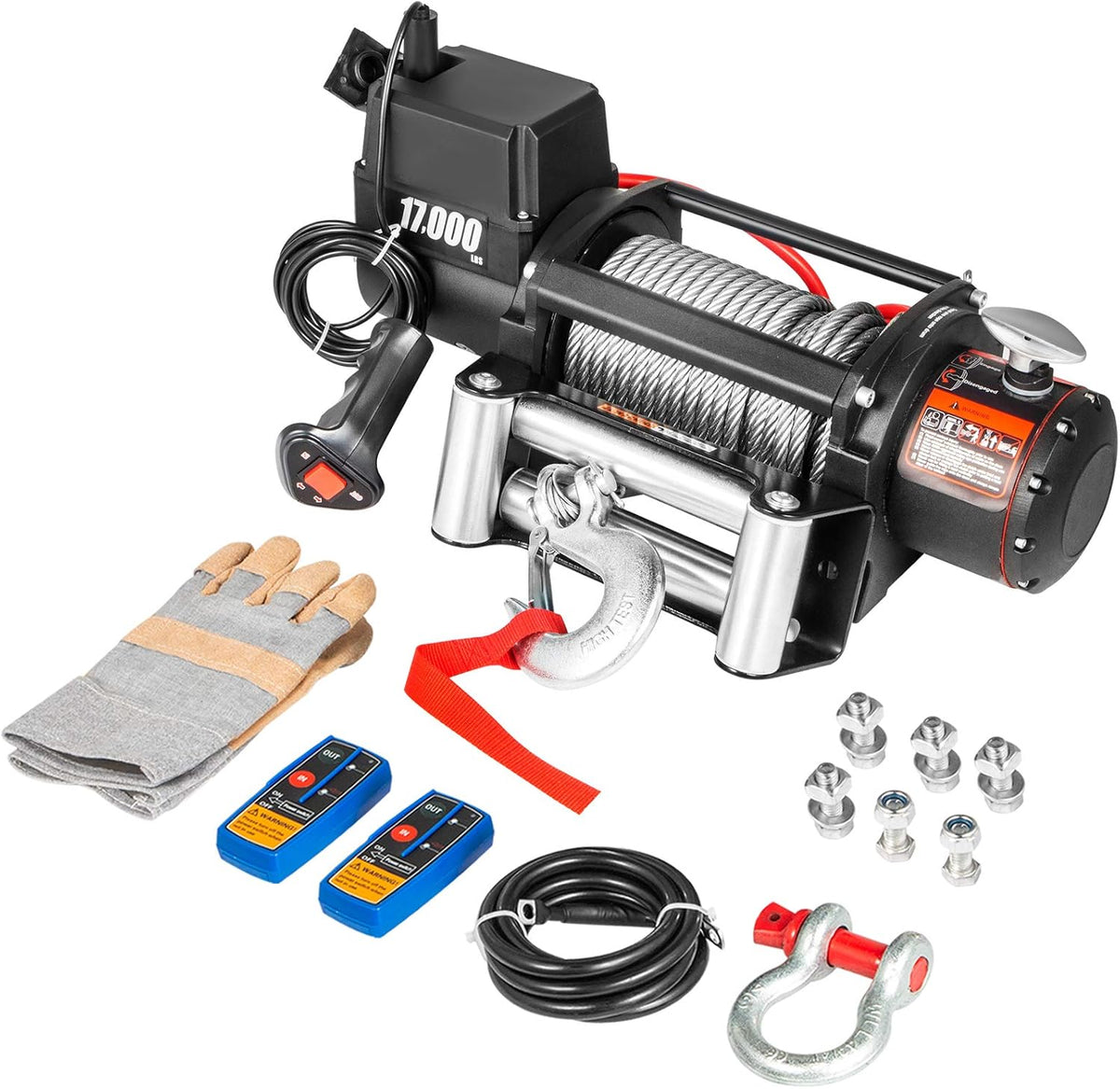 Steel Cable 12V Electric Winch with Wireless Remote Control Z19908