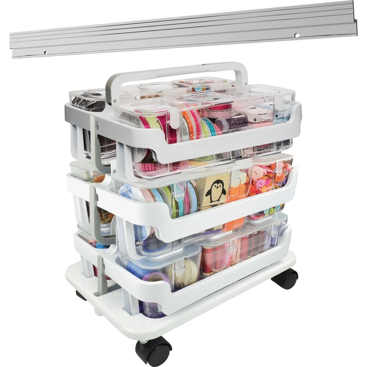 Stackable Plastic Caddy Organizer C150165