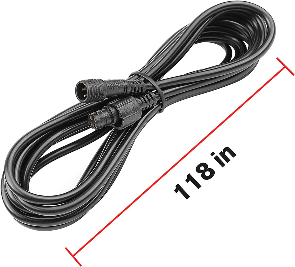 10FT 4Pin Extension Wire Cable for RGB LED Lights (4 Packs) E351485