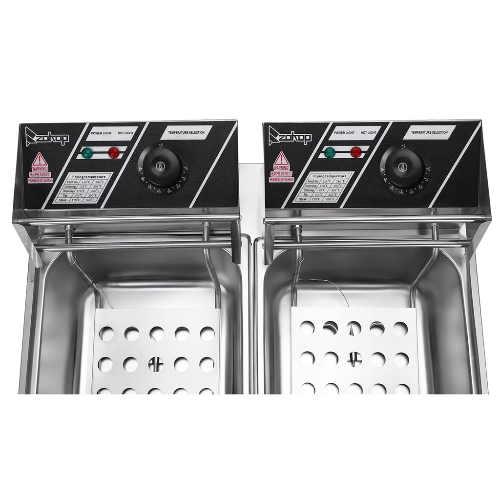 5000W 12L Stainless Steel Electric Fryer R9282