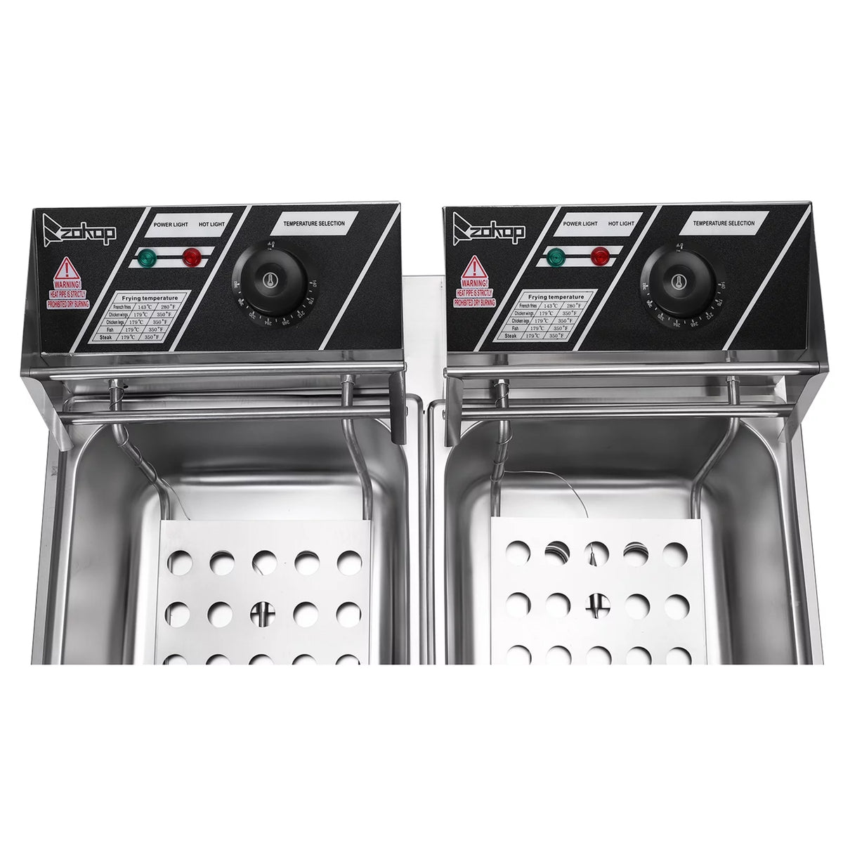 5000W 12L Stainless Steel Electric Fryer R9282