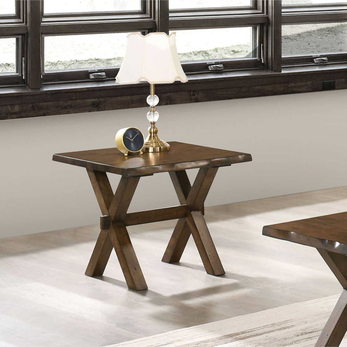 Walnut Solid Wood End Table R64974