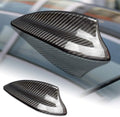 Carbon Fiber Car Shark Fin Antenna Cover (Black) Pack of 2 M831