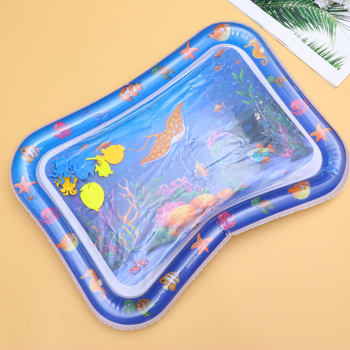 Inflatable Crawling Cushion Water Play Mat (Blue) W725