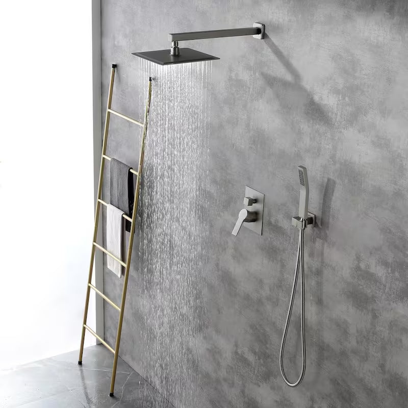 10 in. Wall Mount Dual Shower Heads with 2.5 GPM H187909