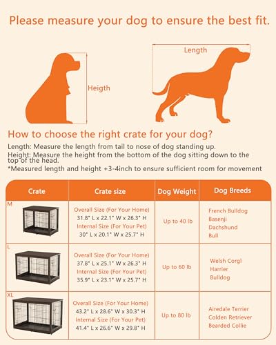 White Wooden Dog Crate End Table with Divider Panel J517