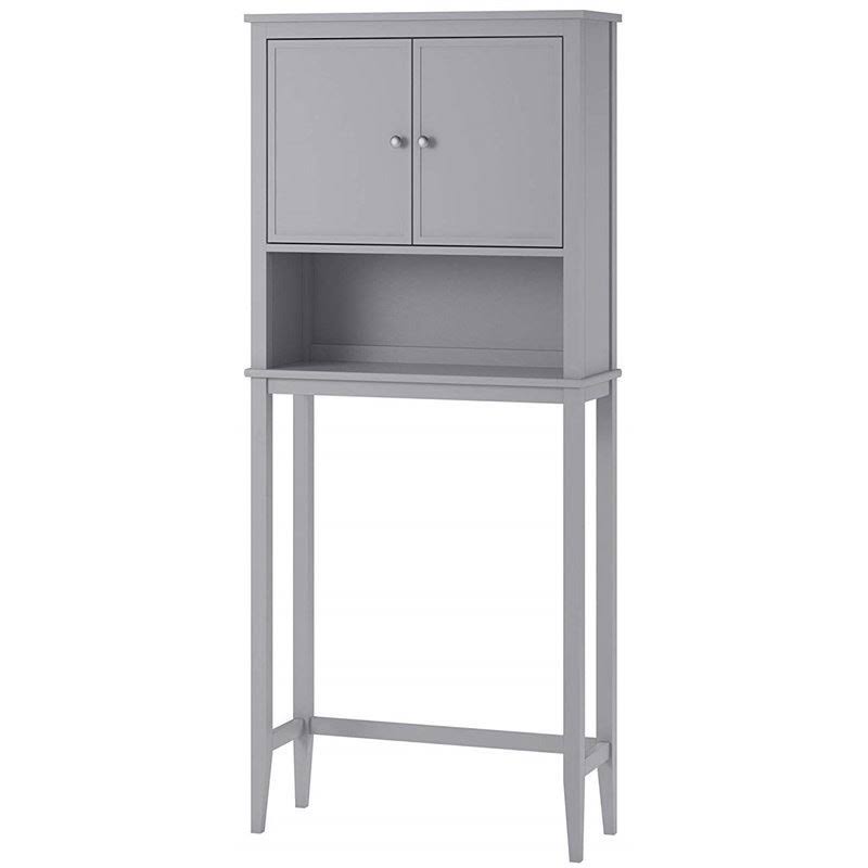 Gray Over The Toilet Bathroom Storage Cabinet D31348