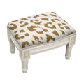 Caramel Cheetah Footstool Z813908