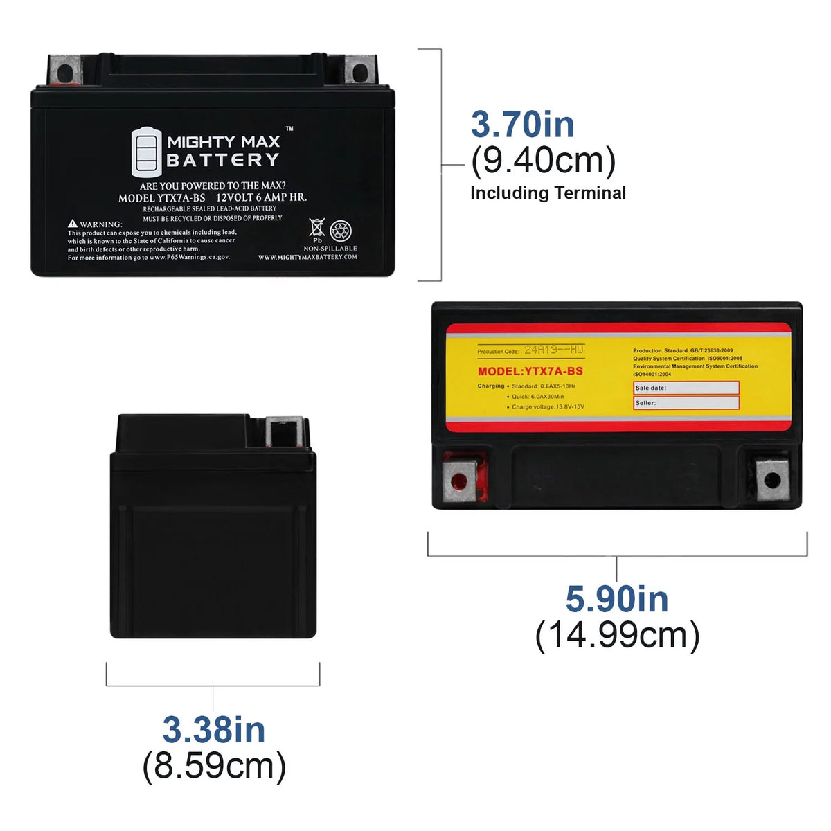 12 Volt 105 CCA Battery E32519